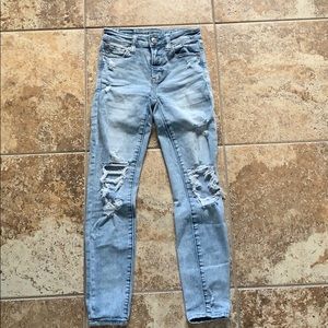 American Eagle nest level stretch jeans